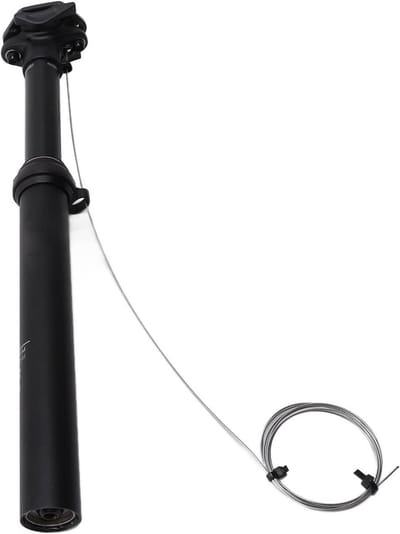 Fietszadelpen - Verende Zadelpen - Comfortabel Fietsen - Hydraulisch Systeem - 30.9x375mm - Zwart