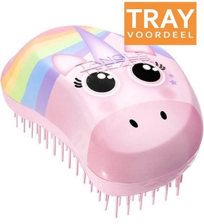 TANGLE TEEZER THE ORIGINAL MINI RAINBOW THE UNICORN HAARBORSTEL 4 X 1 STUK