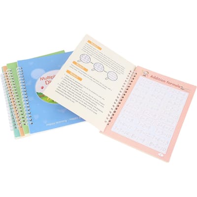 5 stuks Oefenschrift voor kinderen Handschriftoefenboek Engels Magisch Oefenschrift Schrijven