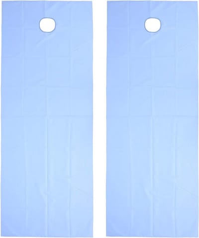 2 stuks SPA massagetafelhoes, ademend oliebestendig waterdicht schoonheidssalon lakens massagebankhoes tafelkleed lakenhoes (blauw)