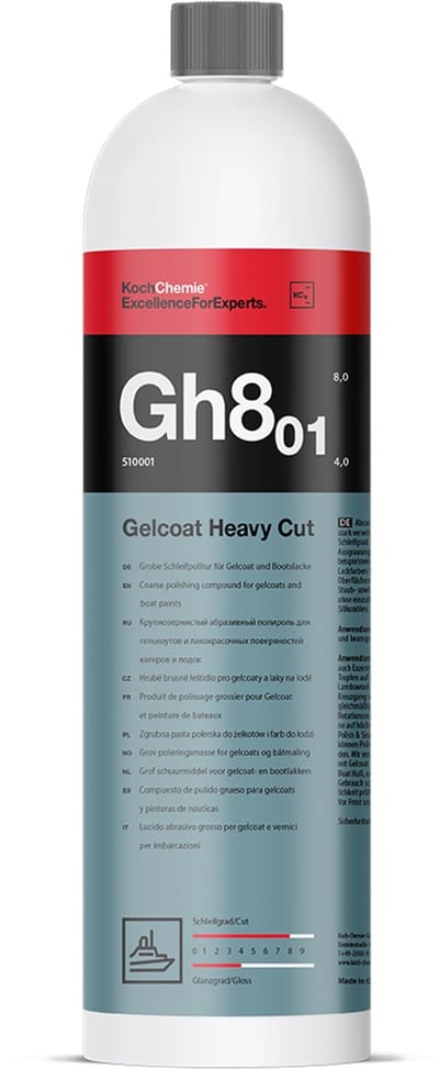 Koch Chemie Gelcoat Heavy Cut 1 liter - Grof polijstpasta