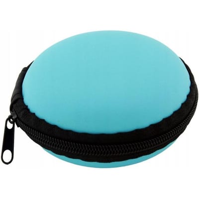 Hard Case Opbergdoosje voor Oordopjes en Kleine Accessoires - Blauw