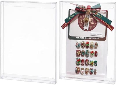Dailygoods- Geschenkdoosjes 10 stuks - Doorzichtige Doosjes - Rechthoekige Doosjes - PVC Doosjes - Geschenkverpakking - Afmetingen 20 x 14 x 1,8 cm - Cadeaudoosjes