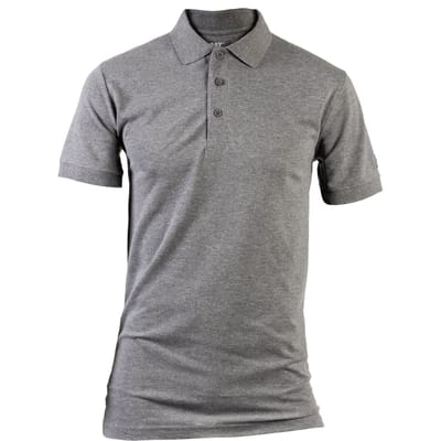 Caterpillar Essentials Katoenen Grijze Polo Shirt voor Mannen