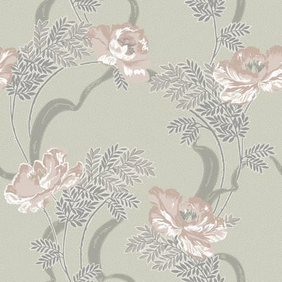 Duro Vliesbehang 521-01 - Gammalsvenska klassiker - Botanisch Beige - 53cm x 10.05m
