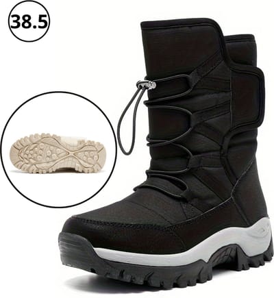 Nivard Snowboots - Sneeuwschoenen - Wintersport Sneeuwboots - Dames - Ski - Ski Gadgets - EU38.5 - Zwart