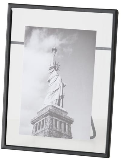 Boltze - Fotolijst - Saga - Zwart - Metaal -Glas - Voor foto's 10cm x 15cm
