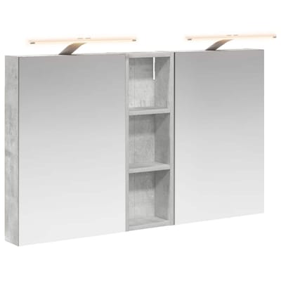 vidaXL - Badkamerkast - set - 3 - st - 100 - x - 10,5 - x - 60,5 - cm - Bewerkt - hout