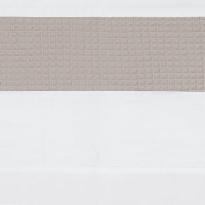 BINK Bedding Ledikantlaken Wafel (Pique) zand 100 x 150 cm - laken voor ledikant - lakentje - babylaken - wafel - beige