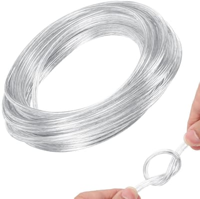 Elektrische Kabel - Stroomdraad PVC - Verlichting Aansluiten - Zuivere Koperen Kern - 20 Meter - Transparant
