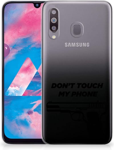 Samsung Galaxy M30 Silicone-hoesje Pistol DTMP