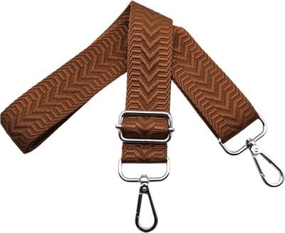 Verstelbare Schouderband voor Tassen, Breed 3.8 cm, Met Zilveren Karabijnhaak, Ideaal voor Handtassen en Crossbody Tassen, Kleurige Ontwerpen voor Vrouwen