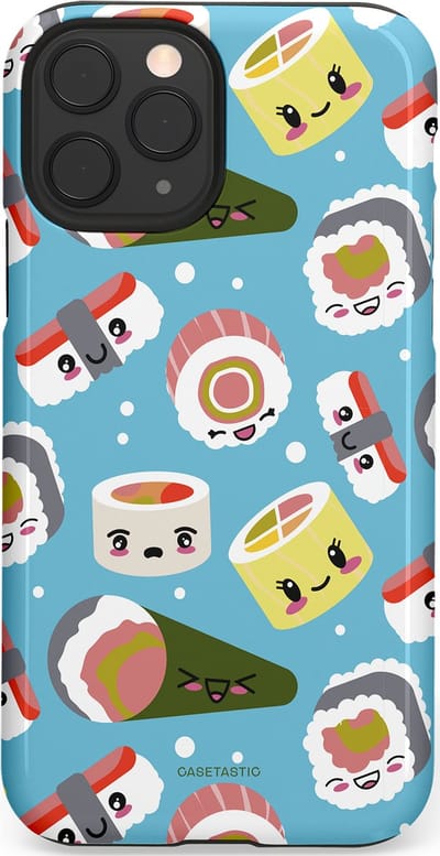 Casetastic Hoesje Geschikt voor Apple iPhone 11 Pro - Stijlvolle Beschermende Duo-layer Case - Sushi mania