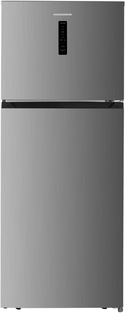 Heinner HF-HM415NFINVSD Koel-vriescombinatie 415 L – Full No Frost – Inverter – Elektronische Bediening met Touch Display – Superkoelfunctie – Zilver – 5 Jaar Garantie