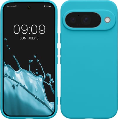 kwmobile telefoonhoesje geschikt voor Google Pixel 10 - Hoesje voor smartphone - Precisie camera uitsnede - In ijsblauw