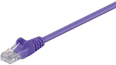 CAT5E Netwerkkabel - RJ45 - paars - 1 m