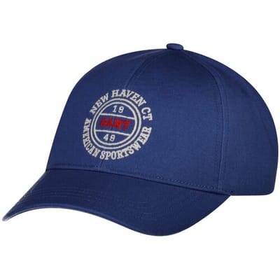 Gant Cap Graphic New Haven 1949 Vintage Blue / male