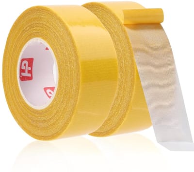 Dubbelzijdige gaasband van 3 cm x 20 m, sterke hechting, transparant en gemakkelijk te knippen voor tapijt, muren, keuken en auto