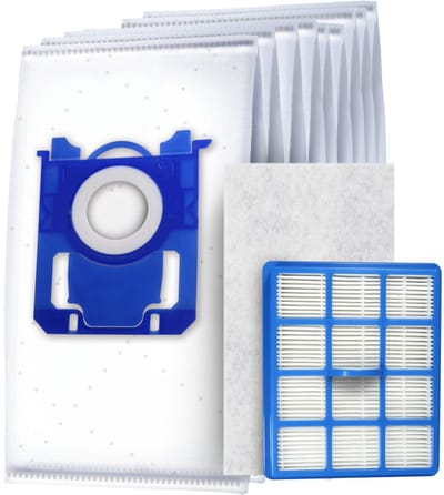 10x Dparts S-bag stofzuigerzakken - 1 HEPA filter - 1 motorfilter - geschikt voor Philips Performer Active - PerformerActive - nr. CP0425/01 - 432200493941 - FC8021 - FC8021/03