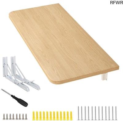 RFWR® Ruimtebesparende Opklapbare Wandtafel voor Eetkamer en Keuken
