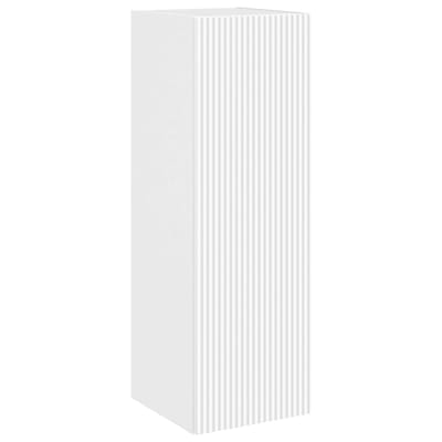 vidaXL - Wandgemonteerde - Badkamerkast - Wit - 33 - x - 34,5 - x - 100 - cm