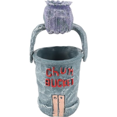 Kunstmatige Aquarium Hars Emmer Ornament Decoratie Vissentank Simulatie Landschapsinrichting gray