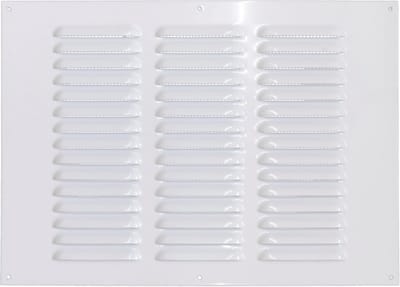 Ventilatierooster 35x25cm Wit Metalen Ventilatieopening