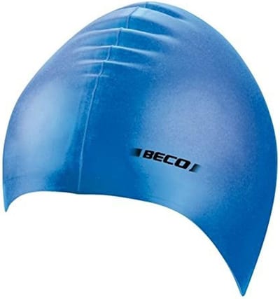 BECO - Badmuts blauw - voor lange haren - One Size