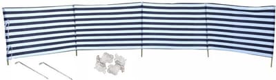 Windscherm - voor strand/ camping - 2x1,2 meter - incl haringen en scheerlijn