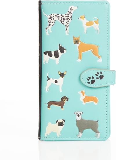 Shagwear Pasjeshouder - Portemonnee Dames - Portefeuille Dames - Kunstleer - DogsDogsDogs (009607Z)