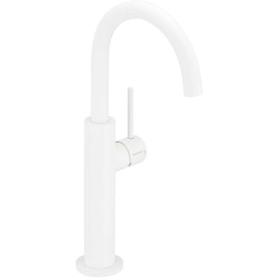 Herzbach DEEP WHITE Single-lever basin mixer slim L-Size 23.203420.2.07