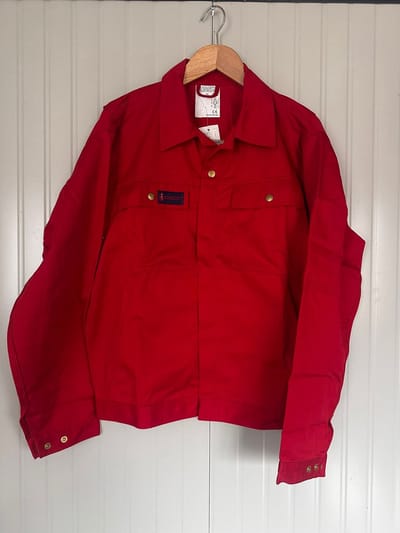 Mascot ongevoerde werkjas werkjack kiel | Rood | maat 50
