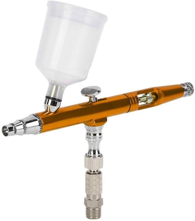 Dailygoods- Airbrush Pistool - Airbrush Set met Compressor - Airbrush Verf - Airbrush Cleaner - Veiligheidswaarschuwing - Voor Kleur Schilderen