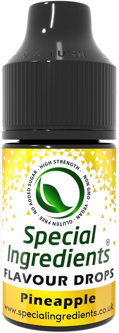 Ananas Smaak Druppels - 30 ml - Smaakdruppels - Flavour Drops - Moderne Gastronomie - Moleculair Koken - Hersluitbare Pot - Recycled Plastic