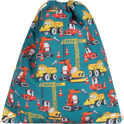 Pick & Pack Happy Zwemtas - Kinderen - Duurzaam - Rugtas - Zwemmen - Gymtas - Recycled Polyester - Verstelbare Schouderband - Gym - Tas - Bouwmachines