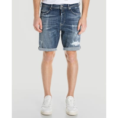 Replay Ma981q.000.141860r Korte Jeans Blauw 30 Man