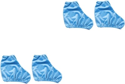 Schaatsbeschermers - Schaats Hoezen - Schoenen Beschermen - Verstelbaar Polyester - 2 Paar - Hemelsblauw