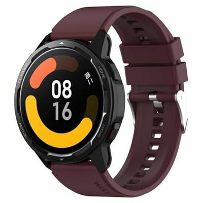 By Qubix - Siliconen sportband - Wijnrood - geschikt voor Huawei Watch GT 6 / GT 7 / GT 6 pro / GT 7 pro - 46mm