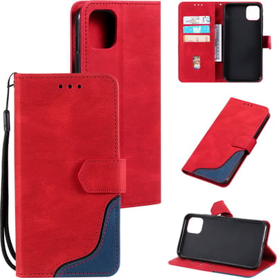 Apple iPhone 14 Pro Max Bookcase | PU Lederen Telefoonhoesje | Pasjeshouder | Rood