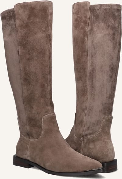STEFANO LAURAN Pe2059 Laarzen - Suède - Dames - Taupe - Maat 39
