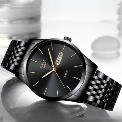 Tienerhorloge Heren Middelbare School Studenten Trendy Mechanisch Horloge Middelbare School Studenten Quartz Waterdicht Elektronisch Horloge gray