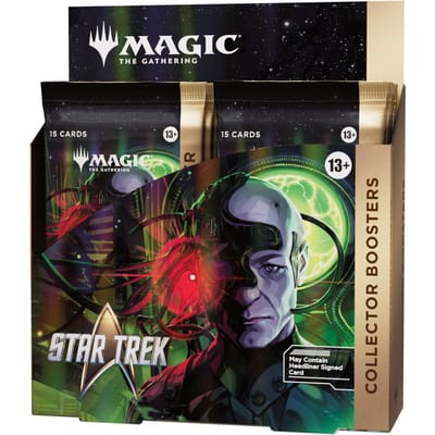 Magic: The Gathering | Star Trek Collector Booster Box | 12 Packs | Collectible Trading Card Game