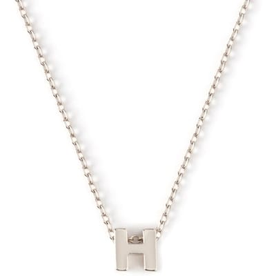 Orelia letter H ketting - zilverkleurig - Staal