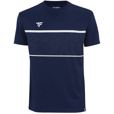 Tecnifibre Team Tech T-shirt Met Korte Mouwen Blauw 6-8 Years Jongen