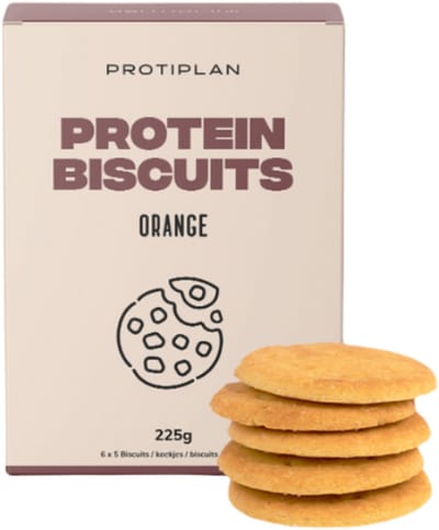 Protiplan - Protein Biscuit Sinaasappel - 30 x 7,5 g - Low carb cake - Eiwitrijk