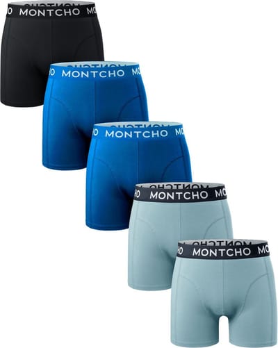 Heren Boxershorts - Onderbroeken Heren - Boxershorts - Ondergoed - Oceanic Overtones - 5 Voordeelpack - Maat: (S - XXL) - Dazzle Series - MONTCHO