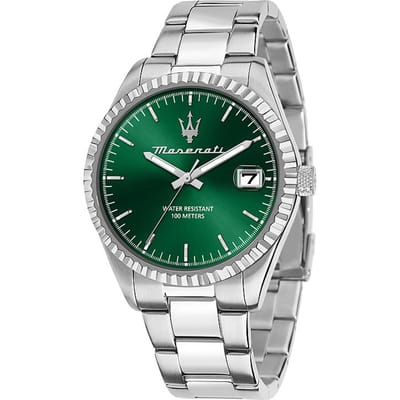 Maserati Herenhorloge Competizione R8853100043 - Zwart Staal en Modern Design