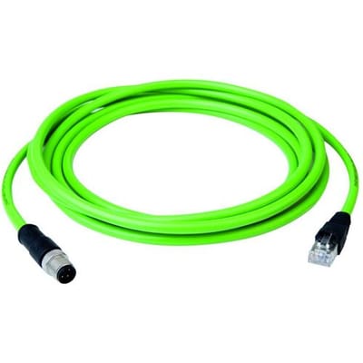 Telegärtner 100017277 Verbindingskabel M12 x 1 Aantal polen (sensoren): 4 Stekker 0.5 m 1 stuk(s)