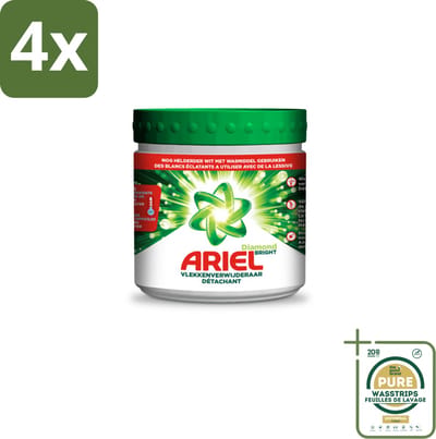 Ariel Vlekverwijderaar Diamond Bright Witte Was 500 gr - Voordeelverpakking - 4 stuks - Witte was - Waspoeder