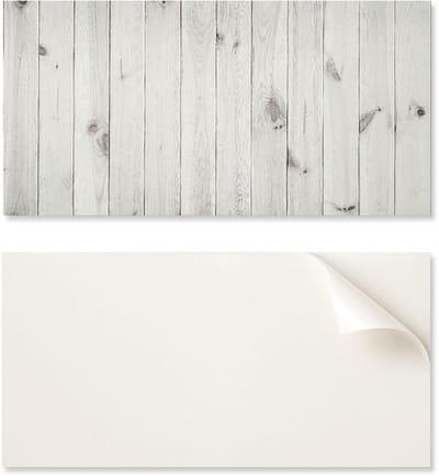 Zelfklevende vinyldecoratie met patroon voor de slaapkamer, 100x50 cm, met houtnerfstructuur.